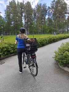 PHM Aski siivoojat pyöräilevät töihin